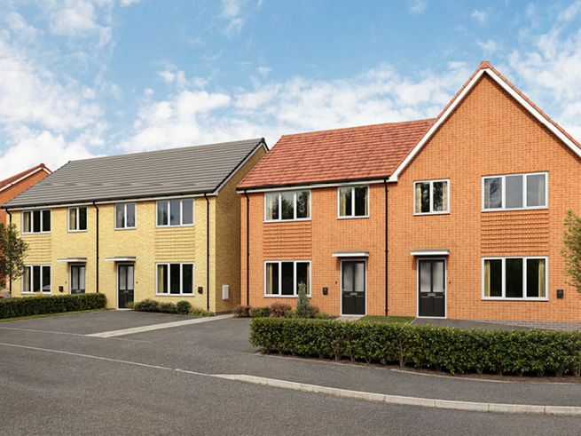 3 bedroom house (far left) - artist's impression subject to change